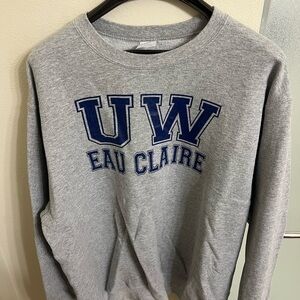 Gildan Gray UW Eau Claire Sweater